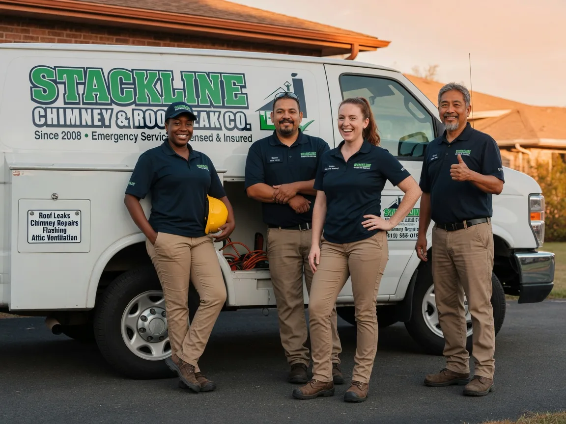 Chimney flashing repair company in Brokaw, WI